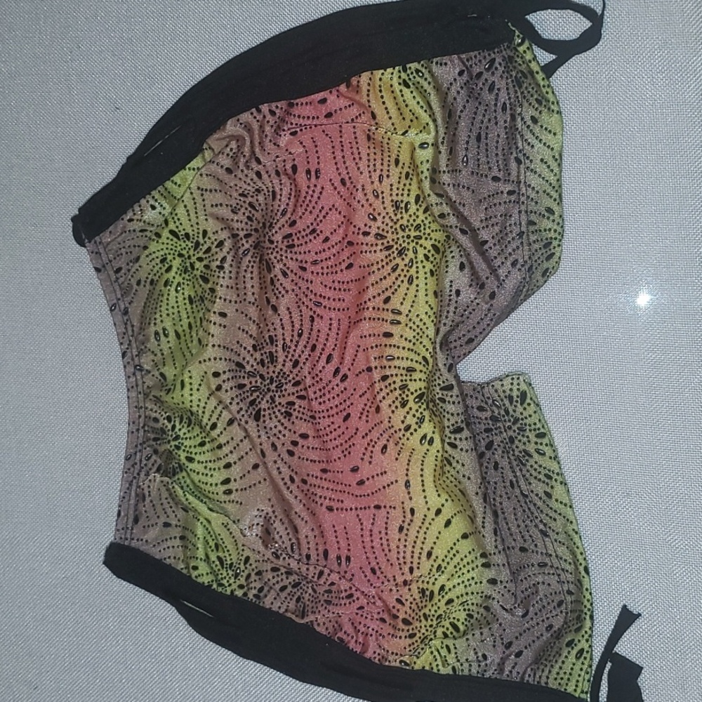 NNT Women Exotic Vibrant Shorts with Side Ties